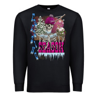 Black freezing season skeleton Premium Sweatshirt - FaDigitalArtStudio