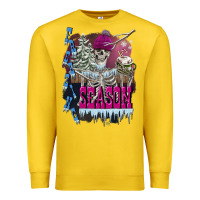 Lemon freezing season skeleton Premium Sweatshirt - FaDigitalArtStudio