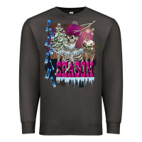 Smoke freezing season skeleton Premium Sweatshirt - FaDigitalArtStudio