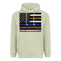 Matcha Back to blue USA flag leopard police 20oz tumbler Heavyweight Hoodie - Neo Western