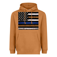 Back To Blue Usa Flag Leopard Police 20oz Tumbler Heavyweight Hoodie | Teevron