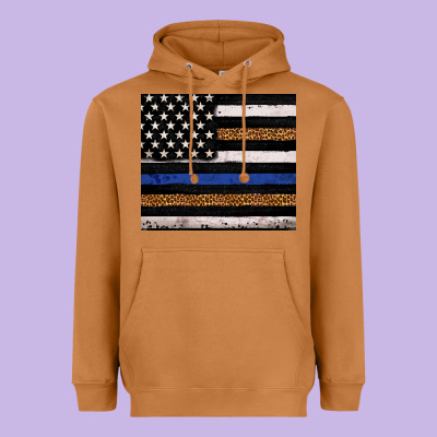 Back To Blue Usa Flag Leopard Police 20oz Tumbler Heavyweight Hoodie Designed By Neo Western
