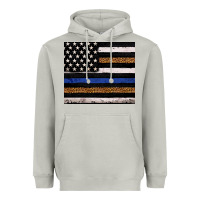 Moon Dust Back to blue USA flag leopard police 20oz tumbler Heavyweight Hoodie - Neo Western