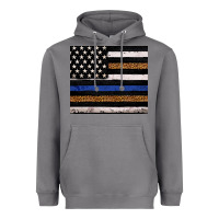 Storm Back to blue USA flag leopard police 20oz tumbler Heavyweight Hoodie - Neo Western