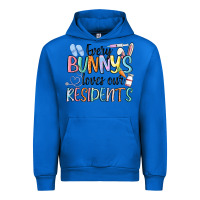 Cobalt every bunny loves our residents Urban Hoodie - MaliasSmallBusiness
