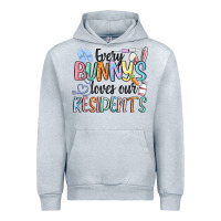 Heather Grey every bunny loves our residents Urban Hoodie - MaliasSmallBusiness
