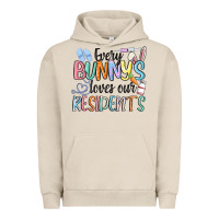 Pigment French Oak every bunny loves our residents Urban Hoodie - MaliasSmallBusiness