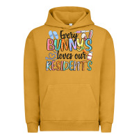 Pigment Peanut Butter every bunny loves our residents Urban Hoodie - MaliasSmallBusiness