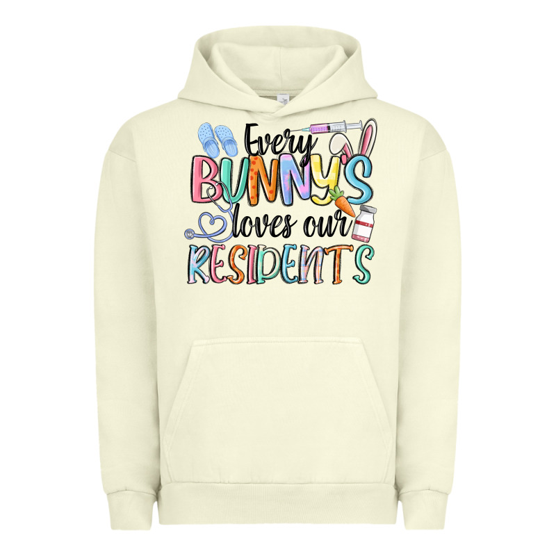 Every Bunny Loves Our Residents Urban Hoodie by MaliasSmallBusiness | Teevron