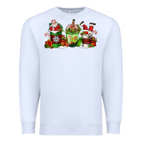 White coffee cups with santa claus Premium Sweatshirt - FaDigitalArtStudio