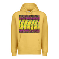 Antique Gold mardi gras bead leopard Premium Hoodie - BarkalooDesign
