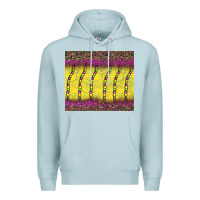 Blue Mist mardi gras bead leopard Premium Hoodie - BarkalooDesign