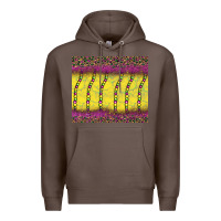 Coffee mardi gras bead leopard Premium Hoodie - BarkalooDesign