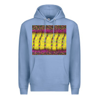 Colony Blue mardi gras bead leopard Premium Hoodie - BarkalooDesign