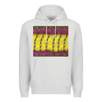 Dove Grey mardi gras bead leopard Premium Hoodie - BarkalooDesign