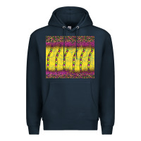 Navy mardi gras bead leopard Premium Hoodie - BarkalooDesign