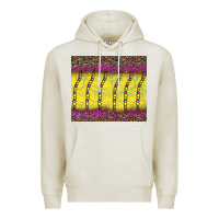 Oatmeal Heather mardi gras bead leopard Premium Hoodie - BarkalooDesign
