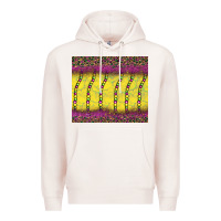 Pale Pink mardi gras bead leopard Premium Hoodie - BarkalooDesign