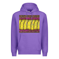 Purple mardi gras bead leopard Premium Hoodie - BarkalooDesign