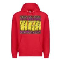 Red mardi gras bead leopard Premium Hoodie - BarkalooDesign