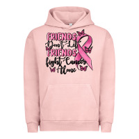 Pigment Salmon friends dont let friends fight cancer alone Urban Hoodie - MaliasSmallBusiness