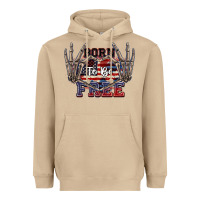 Mushroom Born to be free 4th of July Heavyweight Hoodie - CowGirlArtShop