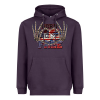 Plum Born to be free 4th of July Heavyweight Hoodie - CowGirlArtShop