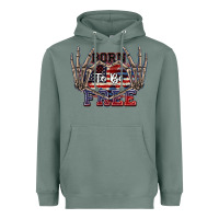 Sage Born to be free 4th of July Heavyweight Hoodie - CowGirlArtShop