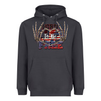 Smoke Born to be free 4th of July Heavyweight Hoodie - CowGirlArtShop