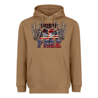 Born To Be Free 4th Of July Heavyweight Hoodie | Teevron