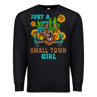 Black just a small town girl Premium Sweatshirt - HRA Design Shop