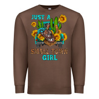 Chestnut just a small town girl Premium Sweatshirt - HRA Design Shop