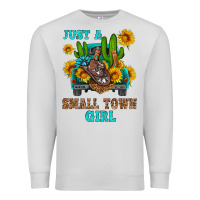 Dove Grey just a small town girl Premium Sweatshirt - HRA Design Shop