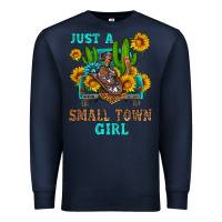 Navy just a small town girl Premium Sweatshirt - HRA Design Shop
