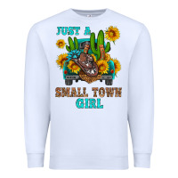 White just a small town girl Premium Sweatshirt - HRA Design Shop