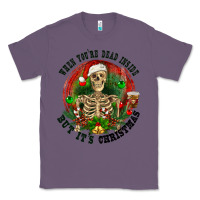 Lavender When you're dead inside but it's christmas Classic Tee - RanaPortraitStore