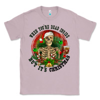 Lilac When you're dead inside but it's christmas Classic Tee - RanaPortraitStore