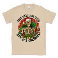Mushroom When you're dead inside but it's christmas Classic Tee - RanaPortraitStore