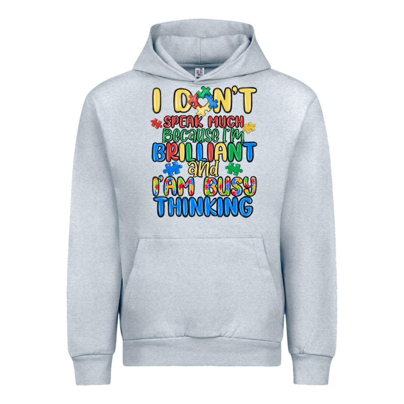 Dont Speak Much Because Im Brilliant Urban Hoodie by MaliasSmallBusiness | Teevron