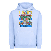 Pigment Grape Ice dont speak much because im brilliant Urban Hoodie - MaliasSmallBusiness