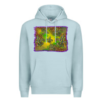 Blue Mist mardi gras background Premium Hoodie - BarkalooDesign