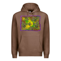 Chestnut mardi gras background Premium Hoodie - BarkalooDesign