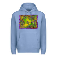 Colony Blue mardi gras background Premium Hoodie - BarkalooDesign
