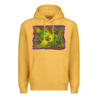 Mustard mardi gras background Premium Hoodie - BarkalooDesign