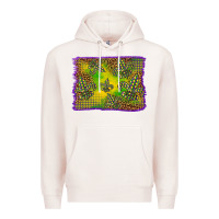 Pale Pink mardi gras background Premium Hoodie - BarkalooDesign