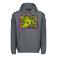 Rock mardi gras background Premium Hoodie - BarkalooDesign
