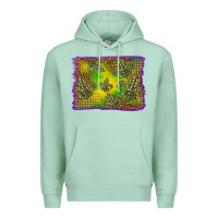 Seafoam mardi gras background Premium Hoodie - BarkalooDesign