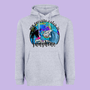 My Favorite Color Is Sunshine Heavyweight Hoodie Designed By Sublimationcraftshop