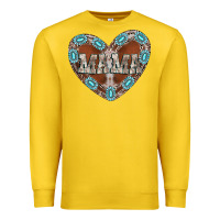 Lemon mama heart cowhide Premium Sweatshirt - CowhideDigitalArt