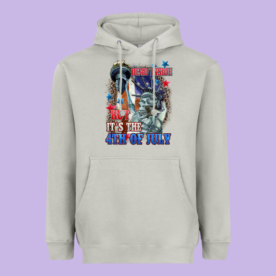 Dead Inside But It's The 4th Of July Heavyweight Hoodie Designed By Cowgirlartshop